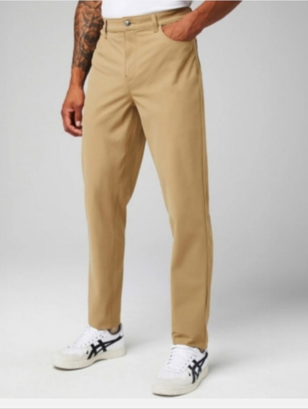 Fabletics The Don 5-pocket Beige/Tan mens Pants 30x32